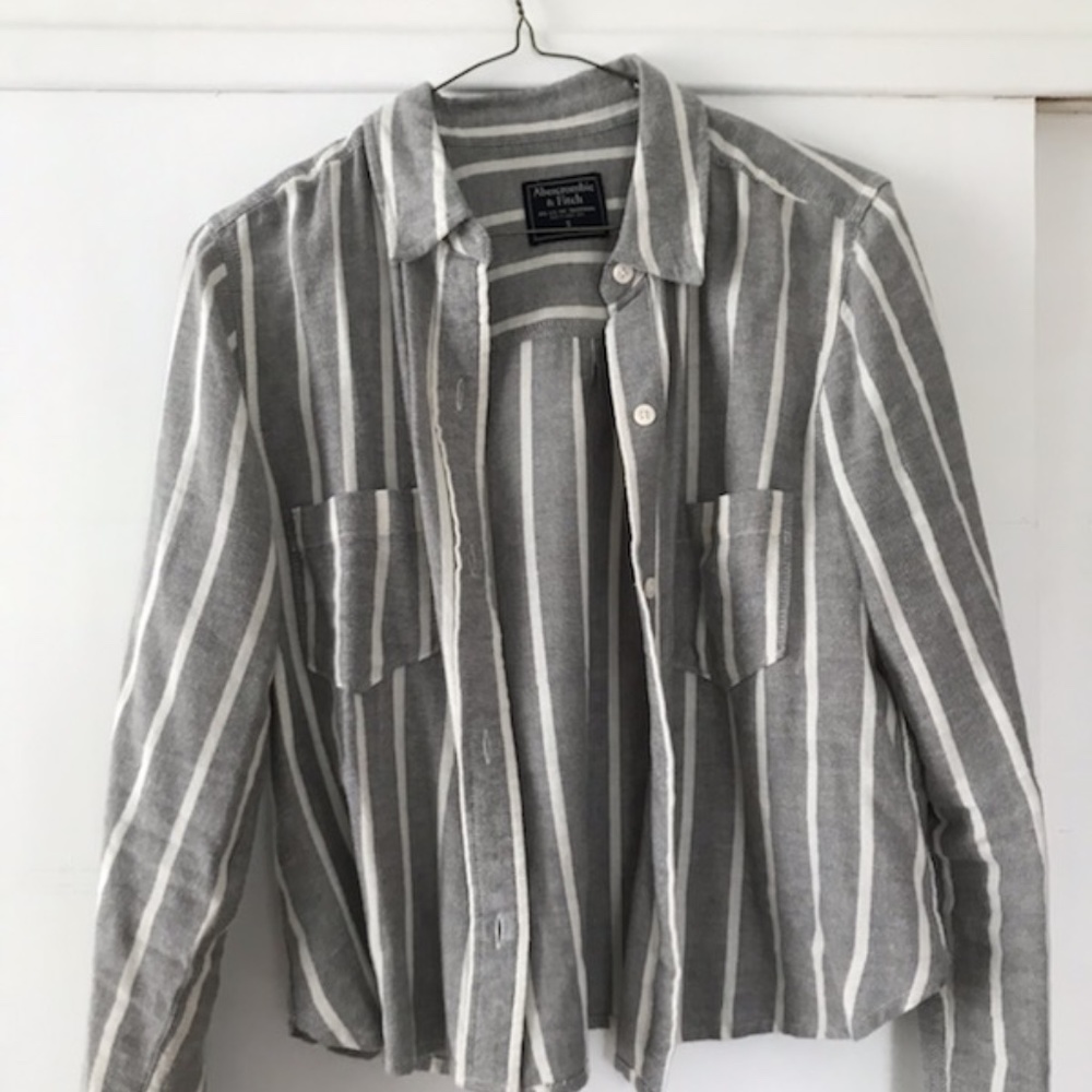 A&F Long Sleeve Blouse